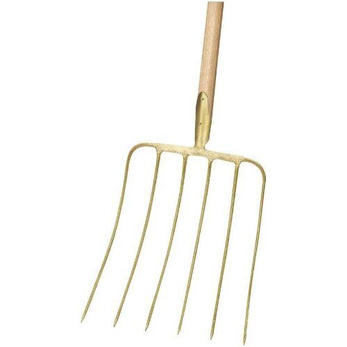  Idealspaten Gabeln IDEAL-Silogabel, gold, Federdülle 12379774