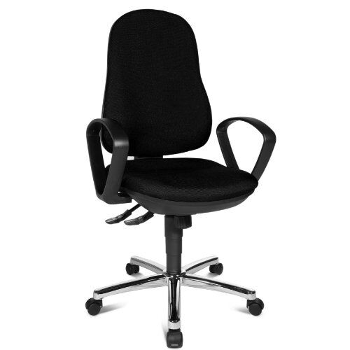  Drehstühle Office Drehstuhl mit Armlehnen, schwarz 12405773