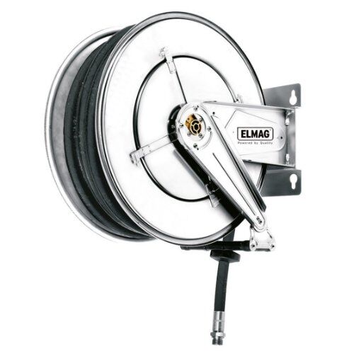  Druckluft, Wasser (max. 70 °C), 10 bar, Edelstahl ELMAG INDUSTRIE Schlauchaufroller Edelstahl 562/10 f. Druckluft u. Wasser 70°C, 20bar ohne Schlauch' 12411963