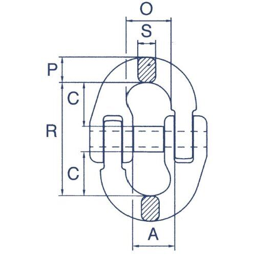  Verbindungselemente Verbindungsglieder CARTEC® Verbindungsglied, GK8, 7 mm 12401353