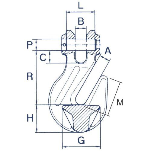  Verkürzungselemente Verkürzungshaken mit Gabelkopf, mit Sicherung CARTEC® Verkürzungshaken(Gabelkopf und Sicherung), GK8, 10 mm 12401381