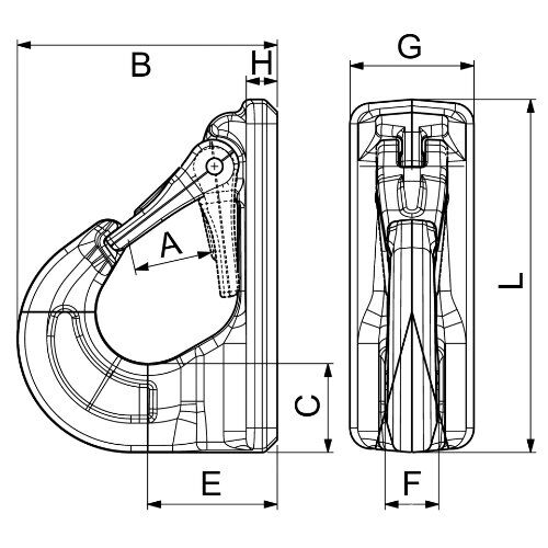  Anschweißhaken CARTEC® Anschweißhaken, GK10, 6700 kg 12403086