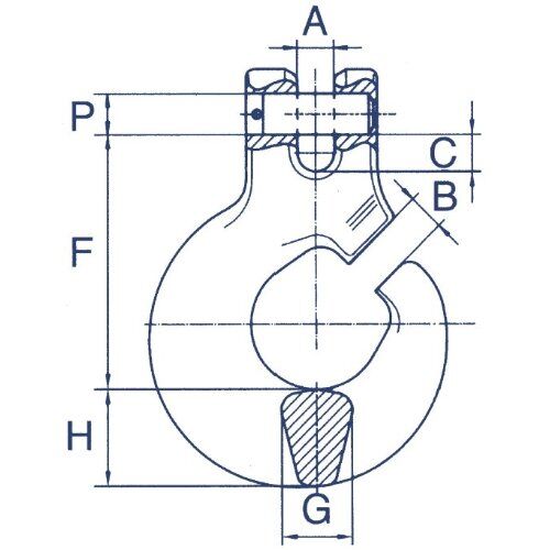  Schlitzringe mit Gabelkopf CARTEC® Schlitzring(Gabelkopf), GK8, 13 mm 12401456