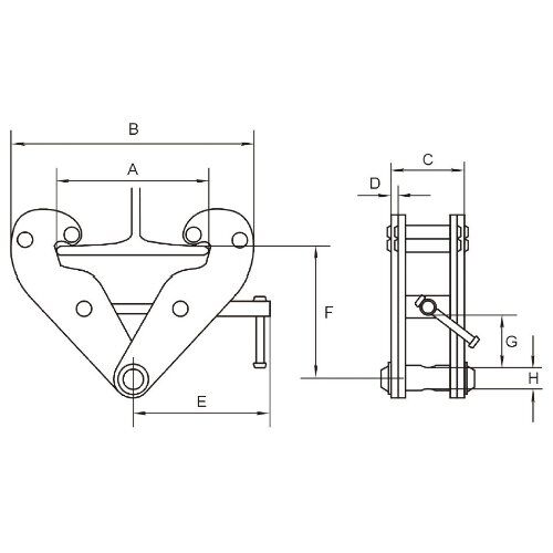  Trägerklemmen McBULL® Trägerklemme, 5 t, 90-310 mm 12398709