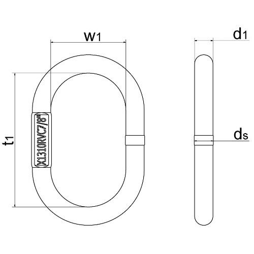  Aufhängeringe/-köpfe Aufhängeringe ohne Flachstelle, für 1- und 2-strängig Aufhängering, GK10, A13X 12402675