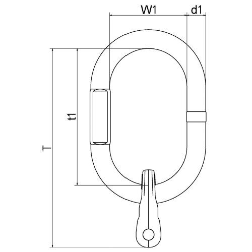  Aufhängeköpfe mit Ringgabel, für 1-strängig Aufhängering mit Ringgabel, GK8, A22 12401206