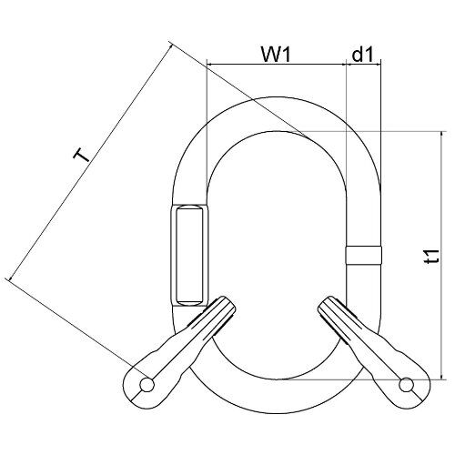  Aufhängeköpfe mit Ringgabel, für 2-strängig Aufhängering mit 2 Ringgabel, GK8, A13 12401272
