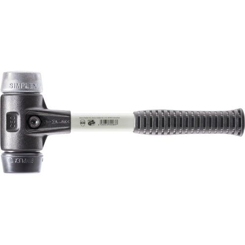  SIMPLEX-Schonhämmer ‒ mit verstärktem Stahlgussgehäuse und Fiberglasstiel SIMPLEX-Schonhammer
mit verstärktem Stahlgussgehäuse und Fiberglasstiel,
Ø 80,
Gummikomposition / Weichmetall 12404134