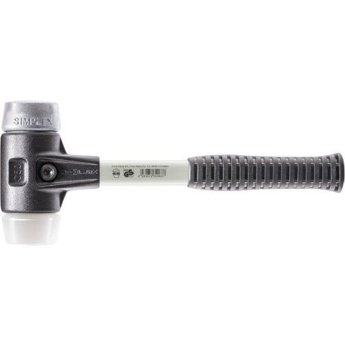  SIMPLEX-Schonhämmer ‒ mit verstärktem Stahlgussgehäuse und Fiberglasstiel SIMPLEX-Schonhammer
mit verstärktem Stahlgussgehäuse und Fiberglasstiel,
Ø 60,
Superplastik / Weichmetall 12404180