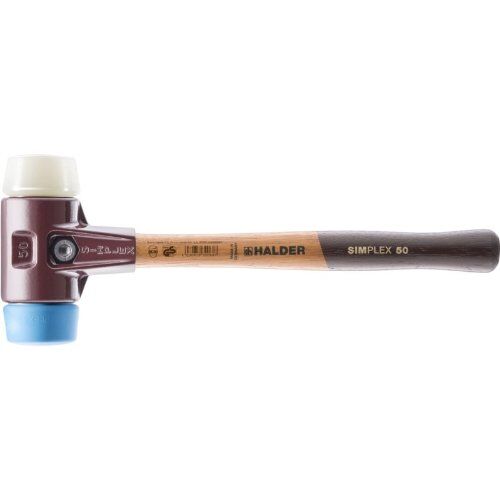  SIMPLEX-Schonhämmer ‒ mit Stahlgussgehäuse und hochwertigen Holzstiel SIMPLEX-Schonhammer
mit Stahlgussgehäuse und Holzstiel,
Ø 60,
TPE-soft / Nylon 12403984