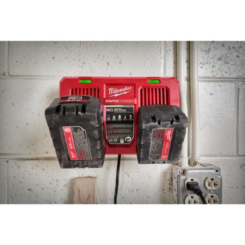  Ladegeräte Milwaukee Akku Zweifach-Simultan-Schnellladegerät M18 DFC 12428214