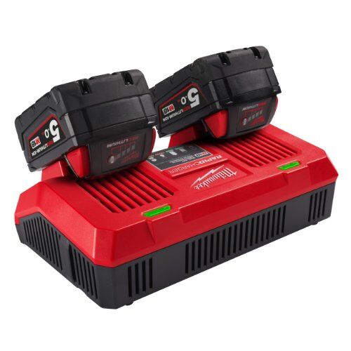 Ladegeräte Milwaukee Akku Zweifach-Simultan-Schnellladegerät M18 DFC 12428214