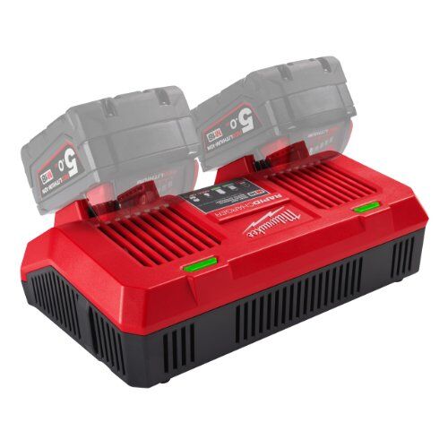  Ladegeräte Milwaukee Akku Zweifach-Simultan-Schnellladegerät M18 DFC 12428214