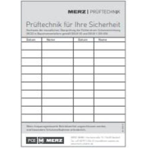  Ersatzteile/Zuberhör Merz Prüfnachweis Aufkleber 12427569