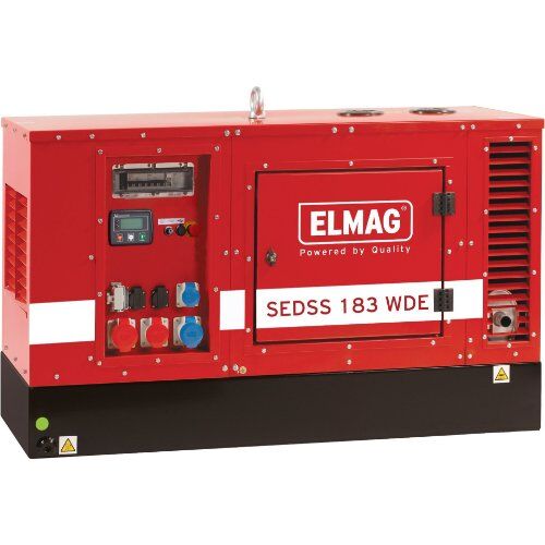  193WE - 230 Volt ELMAG Stromerzeuger SEDSS 163WE-DSE4520, Stage 3A m. KUBOTA-Motor D1105 (super-schallgedämmt) 12423839