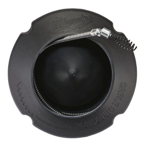  Elektrowerkzeug Systemzubehör Rohrreiniger Milwaukee Spirale mit Innenseele, Gelenk-Keulenkopf und Trommel 6 mm x 7,6 m 12439844