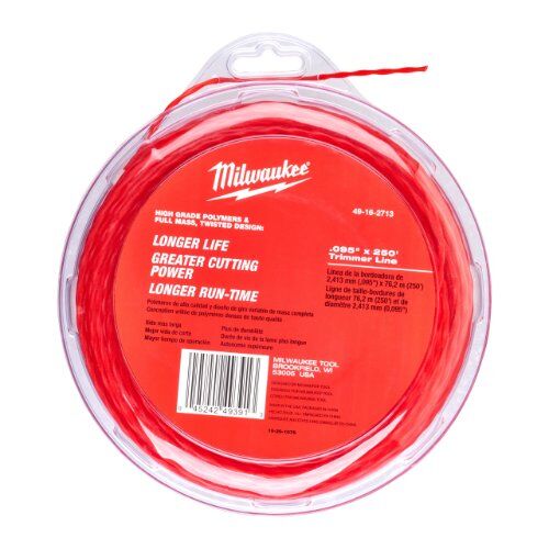  Outdoor Power Equipment Accessories Rasentrimmer Milwaukee Schneidfaden 76 m, Faden 2,3 mm 12439651