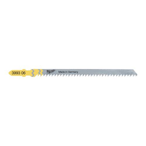  Stichsägeblätter Milwaukee Stichsägeblatt Holz splitterfreie Schnitte 105 x 3 mm T301CD (5 Stk.) 12428360
