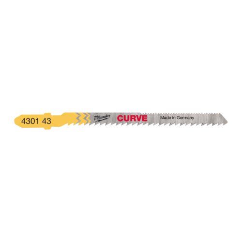  Stichsägeblätter Milwaukee Stichsägeblatt Holz Kurvenschnitte 75 x 2,5 mm (5 Stk.) 12428358