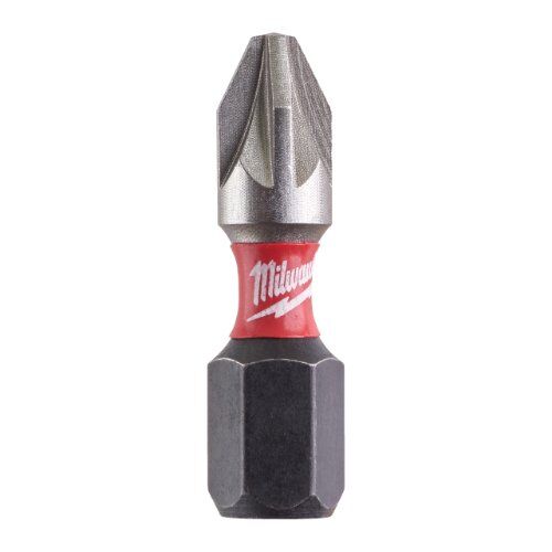  Schrauberbits / Schlagnüsse Milwaukee Schrauberbit SHOCKWAVE Gen II (25er Pack) PZ2 / 25 mm 12440280