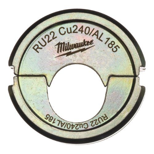  Elektrowerkzeug Systemzubehör Presswerkzeuge Milwaukee Presseinsatz RU22 Cu240/AL185 12440203