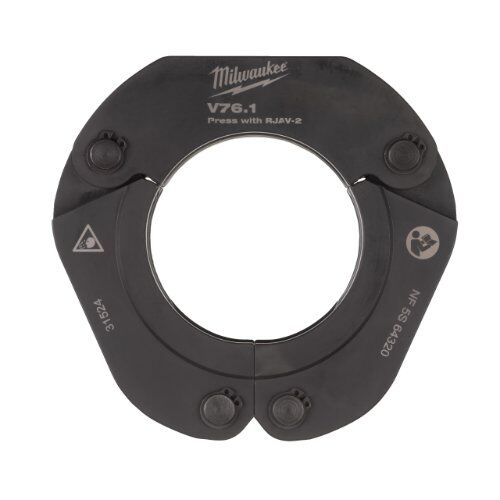  Pressbacken Milwaukee Pressbacken RJ18-V76.1 76.1mm Ring Jaw + V Profile 12440085