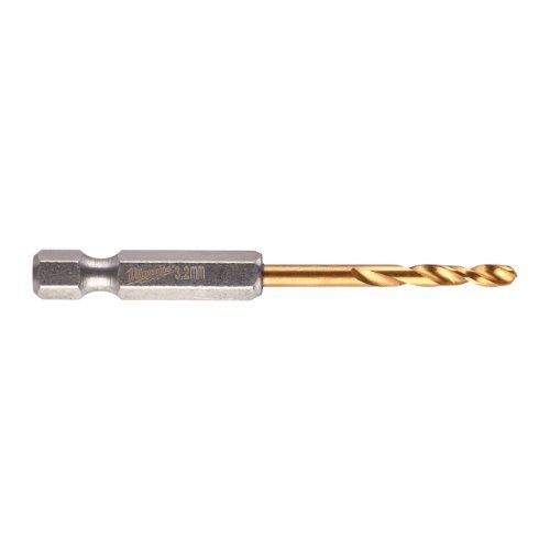  HSS G Tin Milwaukee Metallbohrer SHOCKWAVE HSS-G TiN 3,2 mm (2 Stk.) 12441019
