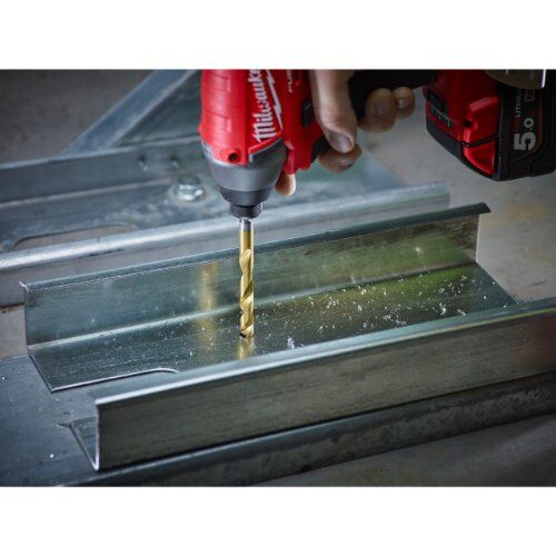  HSS G Tin Milwaukee Metallbohrer SHOCKWAVE HSS-G TiN 9 mm (1 Stk.) 12441035