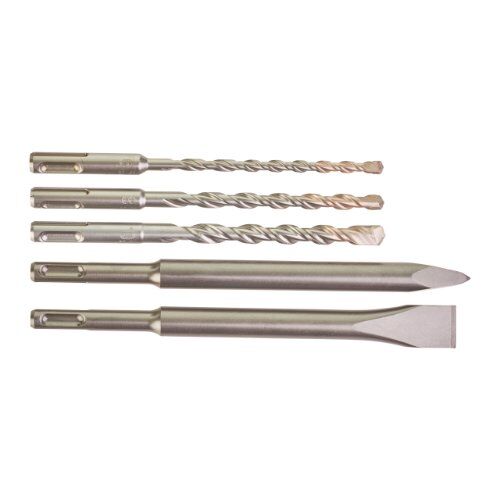  Beton und Stein SDS-Plus Milwaukee SDS-plus Starterset (5-tlg.) 3 SDS-plus Bohrer, 2 SDS-plus Meißel, Metallkassette 12440606