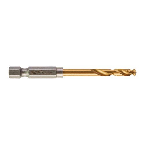  HSS G Tin Milwaukee Metallbohrer SHOCKWAVE HSS-G TiN 4,5 mm (10 Stk.) 12441049