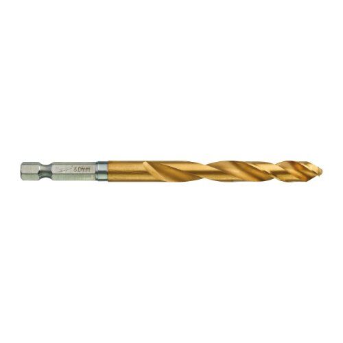  HSS G Tin Milwaukee Metallbohrer SHOCKWAVE HSS-G TiN 8,0 mm (5 Stk.) 12441053