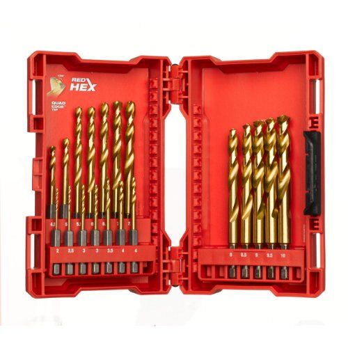  HSS G Tin Milwaukee Metallbohrer SHOCKWAVE HSS-G TiN Set 19-tlg. 12441056