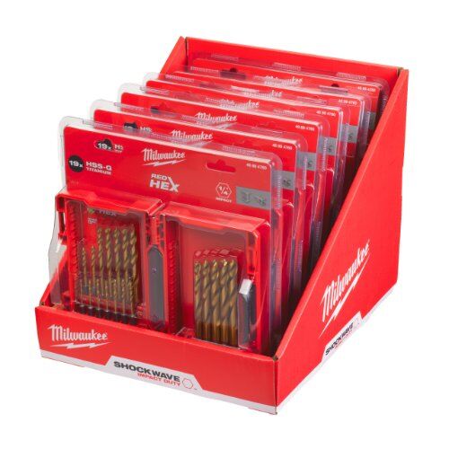  HSS G Tin Milwaukee Metallbohrer SHOCKWAVE HSS-G TiN Set 19-tlg. 12441056