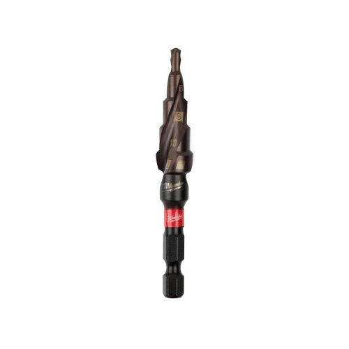  Metall Stufenbohrer Milwaukee SHOCKWAVE Stufenbohrer schlagfest 4 - 12 mm, 2-mm-Stufen 12441360