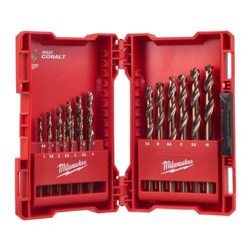  HSS-G Cobalt Milwaukee HSS-G Cobalt Metallbohrerkassette HSS-G Co 19-tlg. Kassette 12441348