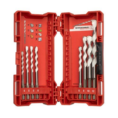 Multimaterial Bohrer Milwaukee Multimaterial-Bohrer Set 8-tlg., 1/4"Kassette 12441465