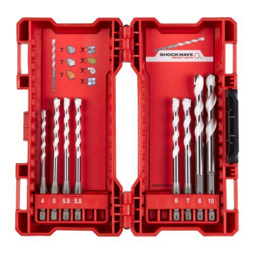  Multimaterial Bohrer Milwaukee Multimaterialbohrer 1/4"Kassette (8-tlg.) 12441466