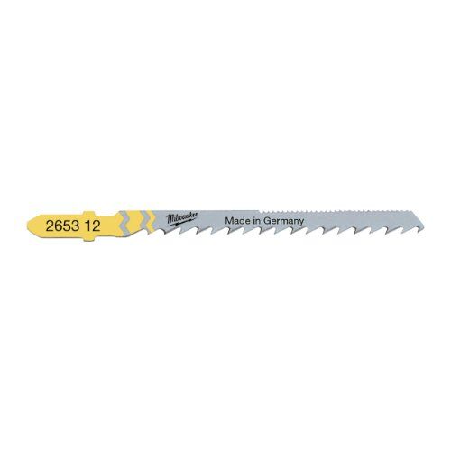  Stichsägeblätter Wood and Plastic Milwaukee Stichsägeblatt Holz Kurvenschnitte 75 x 4/1,2 mm (5 Stk.) 12442292