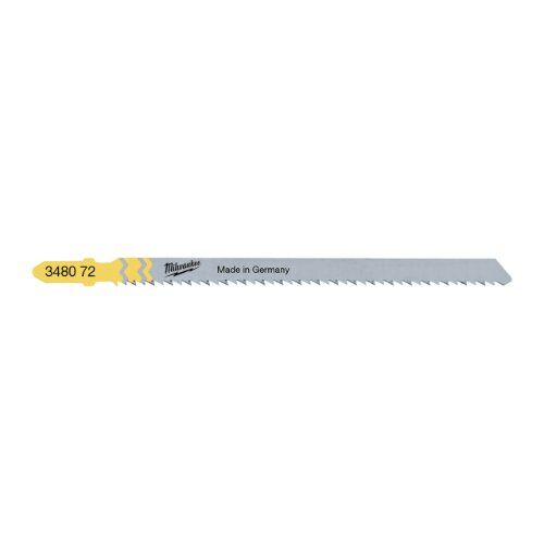  Stichsägeblätter Wood and Plastic Milwaukee Stichsägeblatt Holz/Furnier 105 x 2,5 mm, umgekehrte Verzahnung (5 Stk.) 12442310