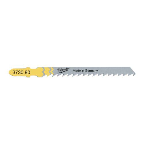  Stichsägeblätter Wood and Plastic Milwaukee Stichsägeblatt Holz für präzise, gerade Schnitte 75 x 4 mm T101DP, verstärktes Blatt (5 Stk.) 12442308