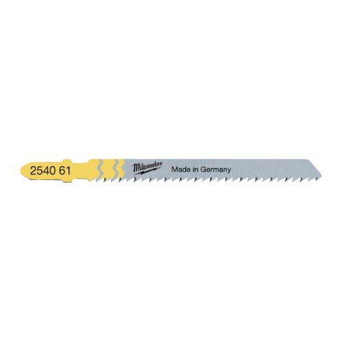  Stichsägeblätter Wood and Plastic Milwaukee Stichsägeblatt Holz splitterfreie Schnitte 75 x 2,5 mm T101B (25 Stk.) 12442302