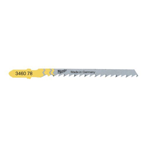  Stichsägeblätter Wood and Plastic Milwaukee Stichsägeblatt Holz Kurvenschnitte 75 x 4 mm T244D (25 Stk.) 12442294