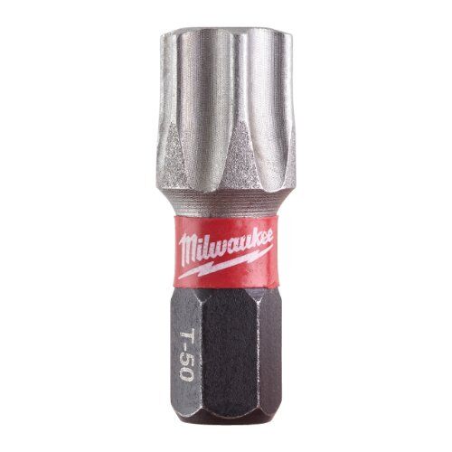  Torx Milwaukee Schrauberbit SHOCKWAVE Gen II (15er Pack) T50 / 25 mm 12442157