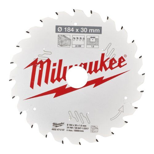  Kreissägeblätter Holz Milwaukee Kreissägeblätter für Handkreissägen 184/30 Z24 Wechselzahn 12442351