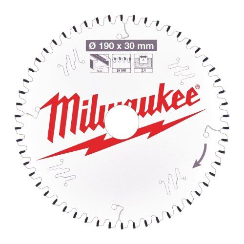  Kreissägeblätter Holz Milwaukee Kreissägeblätter für Handkreissägen 190/30 Z54 Flachtrapezzahn negativ 12442355