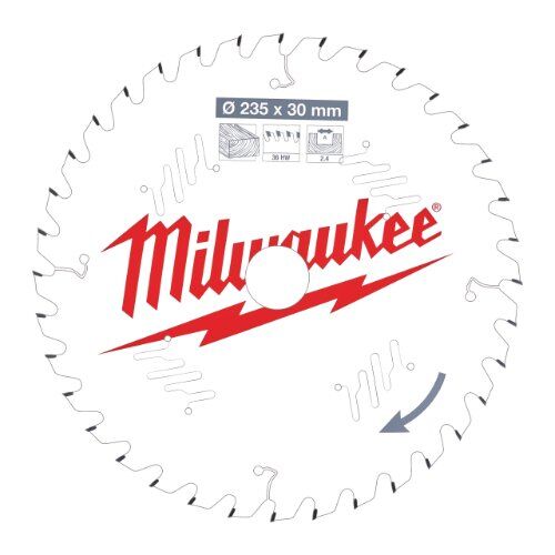  Kreissägeblätter Holz Milwaukee Kreissägeblätter für Handkreissägen 235/30 Z36 Wechselzahn 12442360
