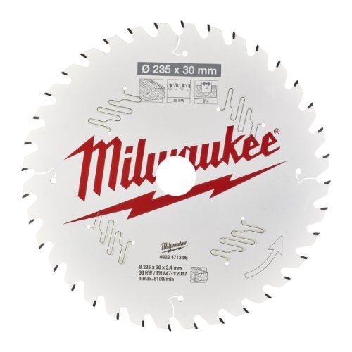  Kreissägeblätter Holz Milwaukee Kreissägeblätter für Handkreissägen 235/30 Z36 Wechselzahn 12442360