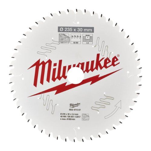  Kreissägeblätter Holz Milwaukee Kreissägeblätter für Handkreissägen 235/30 Z48 Wechselzahn 12442361