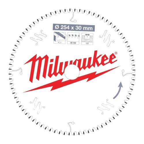  Kreissägeblätter für Kapp- und Gehrungssägen Milwaukee Kreissägeblätter für Kapp- und Gehrungssägen 254/30 Z80 Wechselzahn negativ 12442378