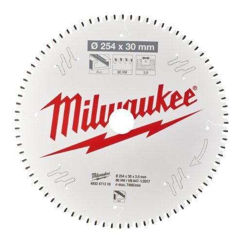  Kreissägeblätter für Kapp- und Gehrungssägen Milwaukee Kreissägeblätter für Kapp- und Gehrungssägen 254/30 Z80 Wechselzahn negativ 12442378